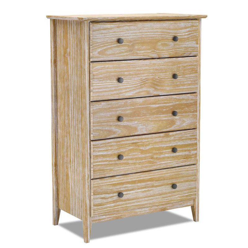 Grain Wood Furniture Greenport 5 Drawer Dresser & Reviews Wayfair